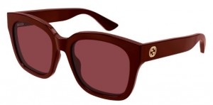 Gucci GG1338S 007 burgundy burgundy red