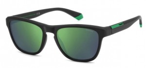 Polaroid Pld 2168/s 3OL/5Z MT BLK GRN