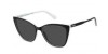 Polaroid Pld 4181/s 80S/M9 BLACK WHITE, 100,00 €, Occhiali Polaroid Nero a forma Farfalla