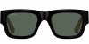 Gucci GG1668S 003 black red green, 430,00 €, Occhiali Gucci Nero a forma Rettangolare