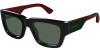 Gucci GG1668S 003 black red green, 430,00 €, Occhiali Gucci Nero a forma Rettangolare