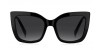 Marc Jacobs Marc 811/s 807/9O BLACK, 270,00 €, Occhiali Marc Jacobs Nero a forma Farfalla