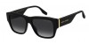 Marc Jacobs Marc 842/s 2M2/9O BLACK GOLD, 270,00 €, Occhiali Marc Jacobs Nero a forma Mascherina