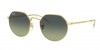 Ray Ban 3565 001/BH, 210,00 €, Occhiali Ray Ban Oro a forma Rotondo