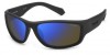 Polaroid Pld 2166/s 0VK/5X MTBLK BLUE, 100,00 €, Occhiali Polaroid Nero a forma Mascherina
