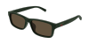Gucci GG1986SA 003 green green brown, 260,00 €, Occhiali Gucci Verde a forma Rettangolare