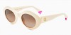 Etnia Barcelona AMPAT 50S wh, 240,00 €, Occhiali Bianco a forma Gatto