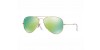 Ray-Ban 3025 112/19 55, 165,00 €, Occhiali Ray Ban Verde a forma Goccia aviator