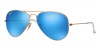 Ray Ban 3025 112/4L 58, 270,00 €, Occhiali Ray Ban Oro a forma Goccia aviator