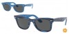 Ray Ban 2140 1409B1, 255,00 €, Occhiali Ray Ban Blu a forma Squadrato