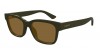 Gucci GG1716S 004 green green brown, 245,00 €, Occhiali Gucci Verde a forma Rettangolare