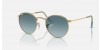 Ray Ban 3447 001/3M 53, 200,00 €, Occhiali Ray Ban Oro a forma Rotondo