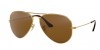 Ray Ban 3025 001/57 62, 245,00 €, Occhiali Ray Ban Oro a forma Goccia aviator