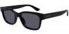 Gucci GG1716S 001 black black grey, 260,00 €, Occhiali Gucci Nero a forma Rettangolare