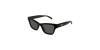 Gucci GG1982S 001 black black grey, 260,00 €, Occhiali Gucci Nero a forma Gatto
