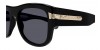 Gucci GG1517S 001 black black grey, 540,00 €, Occhiali Gucci Nero a forma Mascherina