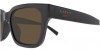 Gucci GG1857S 003 grey grey brown, 260,00 €, Occhiali Gucci Grigio a forma Rettangolare