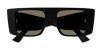 Gucci GG1888S 001 black black brown, 550,00 €, Occhiali Gucci Nero a forma Rettangolare