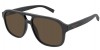 Gucci GG1856S 003 grey grey brown, 260,00 €, Occhiali Gucci Grigio a forma Mascherina