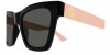 Gucci GG1714S 006 black pink grey, 260,00 €, Occhiali Gucci Rosa a forma Squadrato