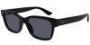 Gucci GG1716S 001 black black grey, 260,00 €, Occhiali Gucci Nero a forma Rettangolare