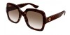 Gucci GG1337S 003 havana havana brown, 260,00 €, Occhiali Gucci Marrone a forma Squadrato