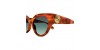 Gucci GG1408S 004 havana havana green, 475,00 €, Occhiali Gucci Marrone a forma Gatto