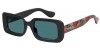 Havaianas Sampa 7RM/KU PATTERN BLAC, 120,00 €, Occhiali Nero a forma Rettangolare