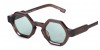 JohNocera Hexagon 02, 165,00 €, Occhiali Marrone a forma Ottagonale