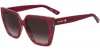 Moschino Mol088/s 8CQ/HA CHERRY, 155,00 €, Occhiali Moschino Viola a forma Farfalla