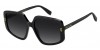 Marc Jacobs Mj 1128/s 807/9O BLACK, 235,00 €, Occhiali Marc Jacobs Nero a forma Squadrato