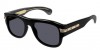 Gucci GG1517S 001 black black grey, 540,00 €, Occhiali Gucci Nero a forma Mascherina