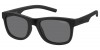 Polaroid Kids Pld 8020/s YYV/Y2 BLACK RUBBER, 50,00 €, Occhiali Polaroid Nero a forma Rettangolare