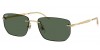 Ray Ban 3768 001/71, 185,00 €, Occhiali Ray Ban Oro a forma Rettangolare