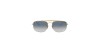 Ray-Ban 3560 001/3F 61, 195,00 €, Occhiali Ray Ban Oro a forma Goccia aviator