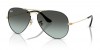 Ray Ban 3025 9271GK, 175,00 €, Occhiali Ray Ban Oro a forma Goccia aviator