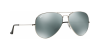 Ray Ban 3025 003/40 62, 185,00 €, Occhiali Ray Ban Argento a forma Goccia aviator