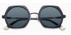 Etnia Barcelona BAEZA 50S BAEZA 50S, 255,00 €, Occhiali Etnia Barcelona Nero a forma Ottagonale