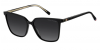 Tommy Hilfiger Th 2292/s 807/9O BLACK, 185,00 €, Occhiali Tommy Hilfiger Nero a forma Squadrato