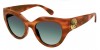Gucci GG1408S 004 havana havana green, 475,00 €, Occhiali Gucci Marrone a forma Gatto