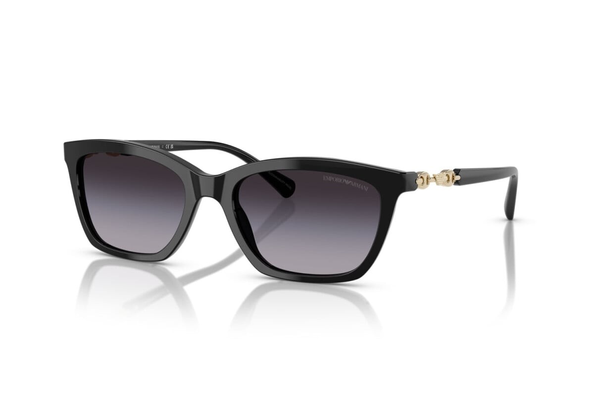 Emporio Armani 4238 50178G, 205,00 €, Occhiali Emporio Armani Nero a forma Rettangolare