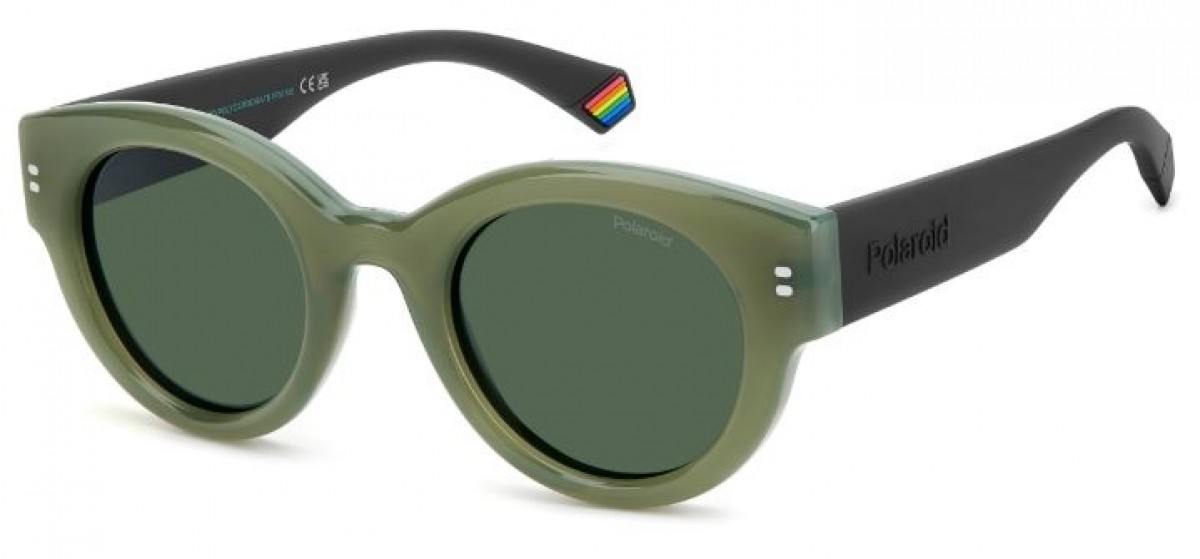 Polaroid Pld 6240/s/x 1ED/UC GREEN, 100,00 €, Occhiali Polaroid Verde a forma Rotondo