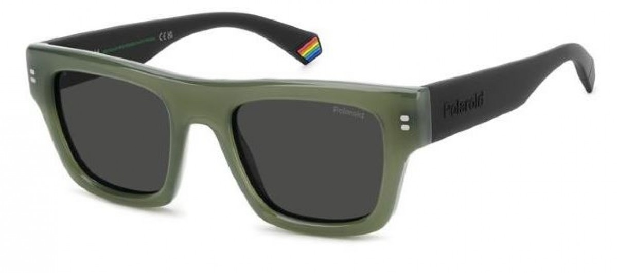 Polaroid Pld 6238/s/x 1ED/M9 GREEN, 100,00 €, Occhiali Polaroid Verde a forma Rettangolare