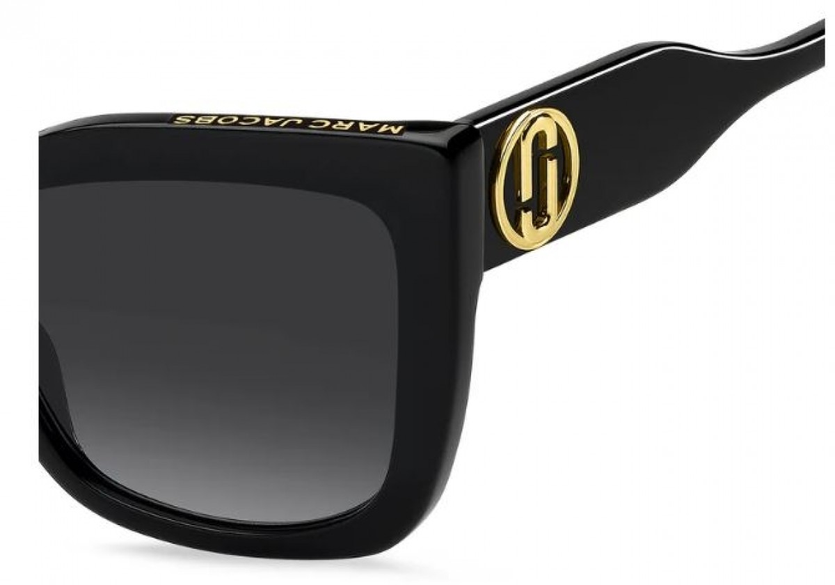 Marc Jacobs Marc 811/s 807/9O BLACK, 270,00 €, Occhiali Marc Jacobs Nero a forma Farfalla