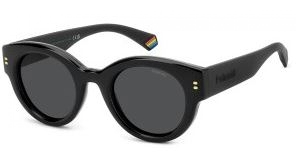 Polaroid Pld 6240/s/x 807/M9 BLACK, 100,00 €, Occhiali Polaroid Nero a forma Rotondo