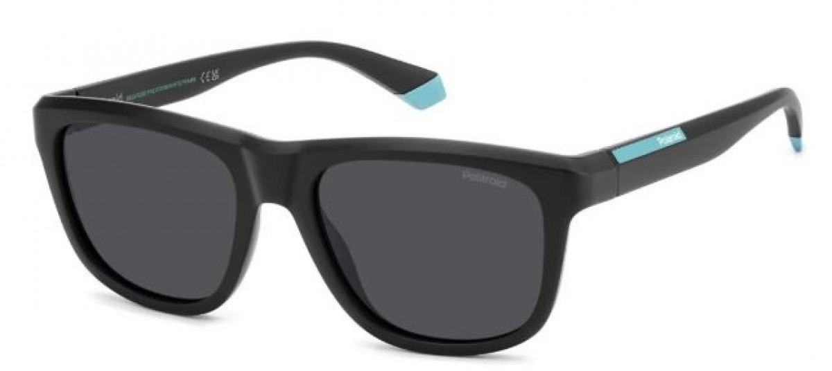 Polaroid Pld 2163/s 003/M9 MATT BLACK, 100,00 €, Occhiali Polaroid Nero a forma Rettangolare