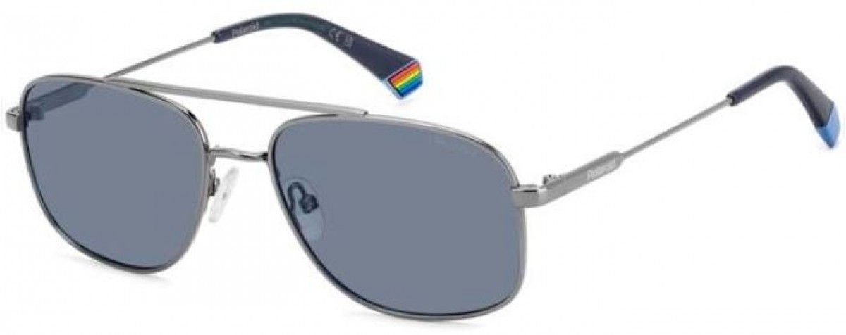 Polaroid Pld 6235/s/x V84/C3 RUTHEN BLUE, 100,00 €, Occhiali Polaroid Argento a forma Rettangolare