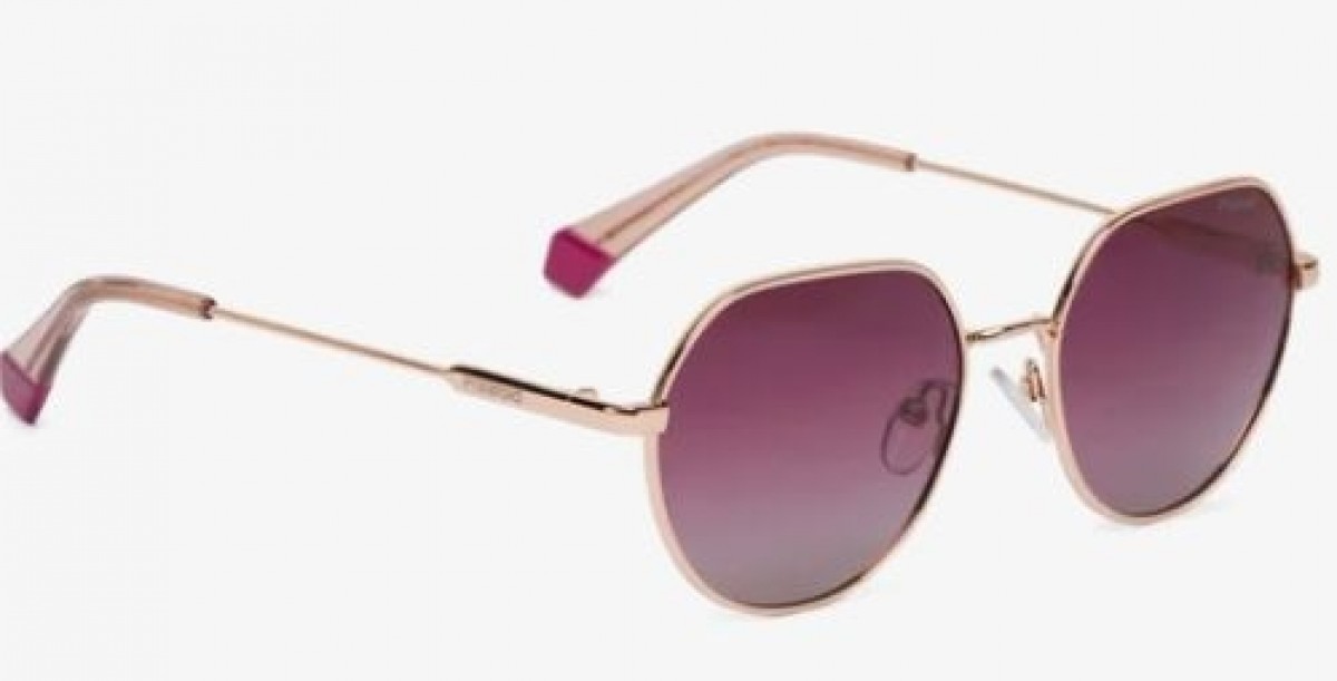 Polaroid Pld 6236/s/x S9E/JR GOLD VIOLET, 100,00 €, Occhiali Polaroid Oro a forma Rotondo