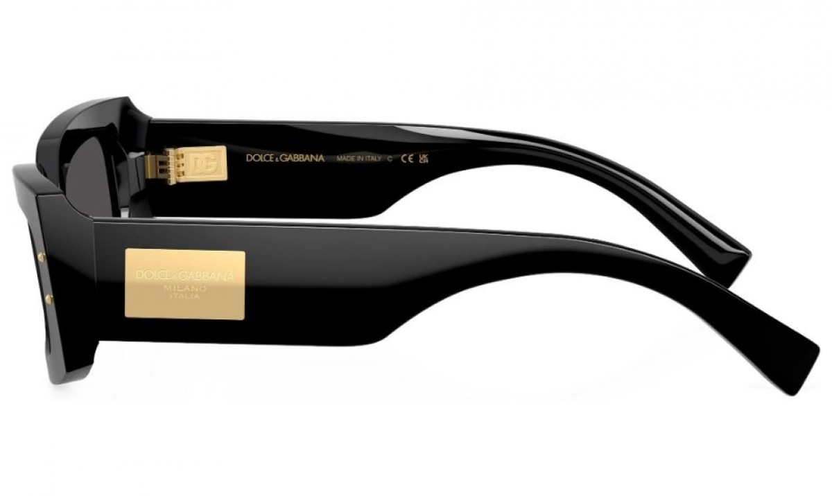 Dolce & Gabbana 4479 501/87, 365,00 €, Occhiali Dolce&Gabbana Nero a forma Rettangolare