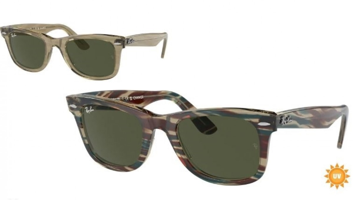 Ray Ban 2140 138731, 255,00 €, Occhiali Ray Ban Beige a forma Squadrato